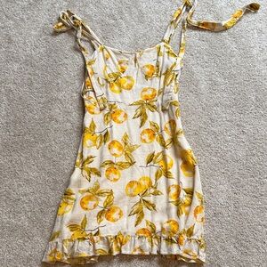 Urban Outfitters Yellow Lemon Dress